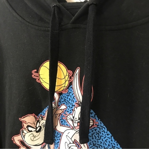 Space jam men’s tune squad graphic back hoodie sweater size Medium - Picture 3 of 8